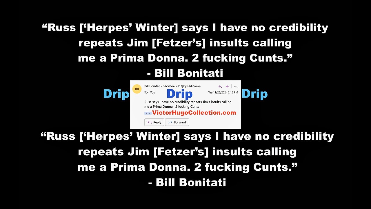 Jim Fetzer Russ Winter Joachim Hagopian Bill Bonitati Emails Destroy All Credibility Drip Drip Drip