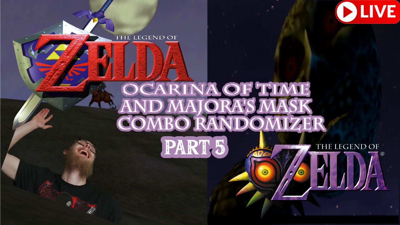 🔴 PART5 Zelda Ocarina of Time/Majora's Mask Combination Randomizer Livestream! Actual N64 Hardware!