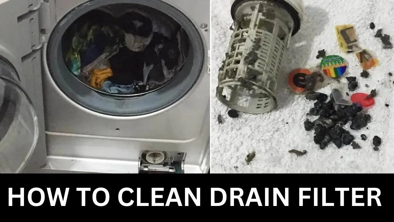 How To Clean Your Washing Machine Drain Filter