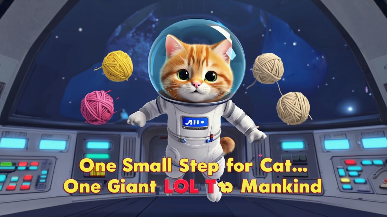 Astrokitty’s First Space Mission Gone Hilariously Wrong! 🚀😹