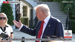 WATCH: President Trump Answers Questions from the Press and Departs to Scotland - 7/25/25