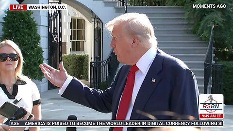 WATCH: President Trump Answers Questions from the Press and Departs to Scotland - 7/25/25