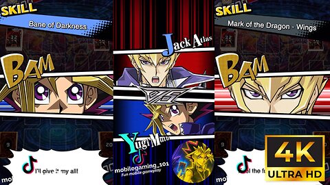 [4K Full Game] Yugi Muto Dark Magician VS Jack Atlas Resonator , 武藤 遊戯 VS ジャック・アトラス , 遊☆戯☆王 デュエルリンクス