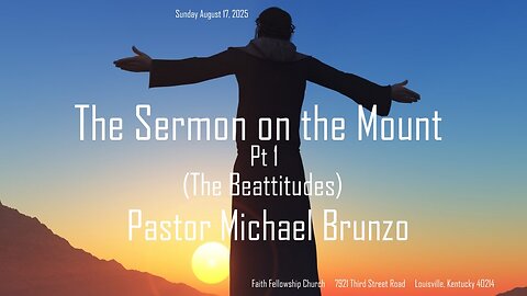 The Sermon on the Mount Part 1 (The Beatitudes)