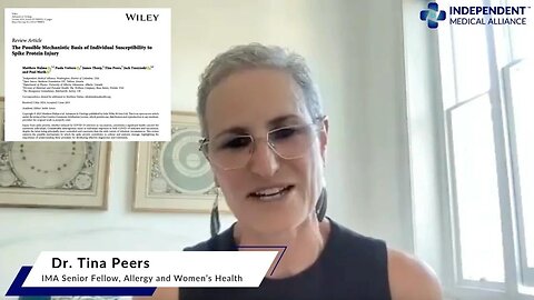 IMA Senior Fellow Dr. Tina Peers Shares Hope For Those Suffering From Spike Protein-Induced Illness