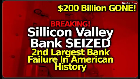 Heads up! $200 Billion In Deposits-Largest failure since 2008. 2nd bank failure 3 days see link
