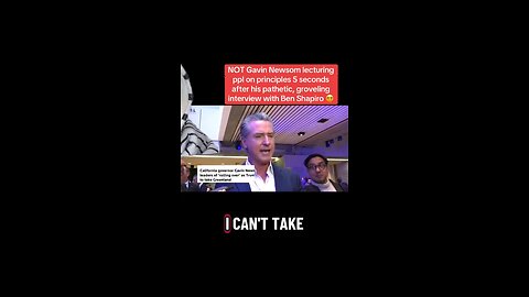 Greasy Gavin Newsom to European Leaders: “Have a Backbone!”