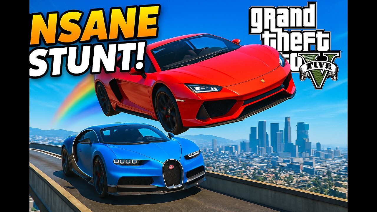 GTA V MEGA RAMP GAMEPLAY