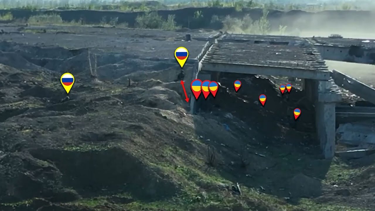 Combat at 1 Meter: 2 Russian Soldiers Face Off Against 14 Ukrainian Soldiers in Brutal Clash