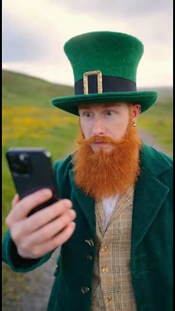 The Leprechaun's Voice Changer #SoraAI #AIVideo #VoiceChanger #LeprechaunLife #IrishComedy