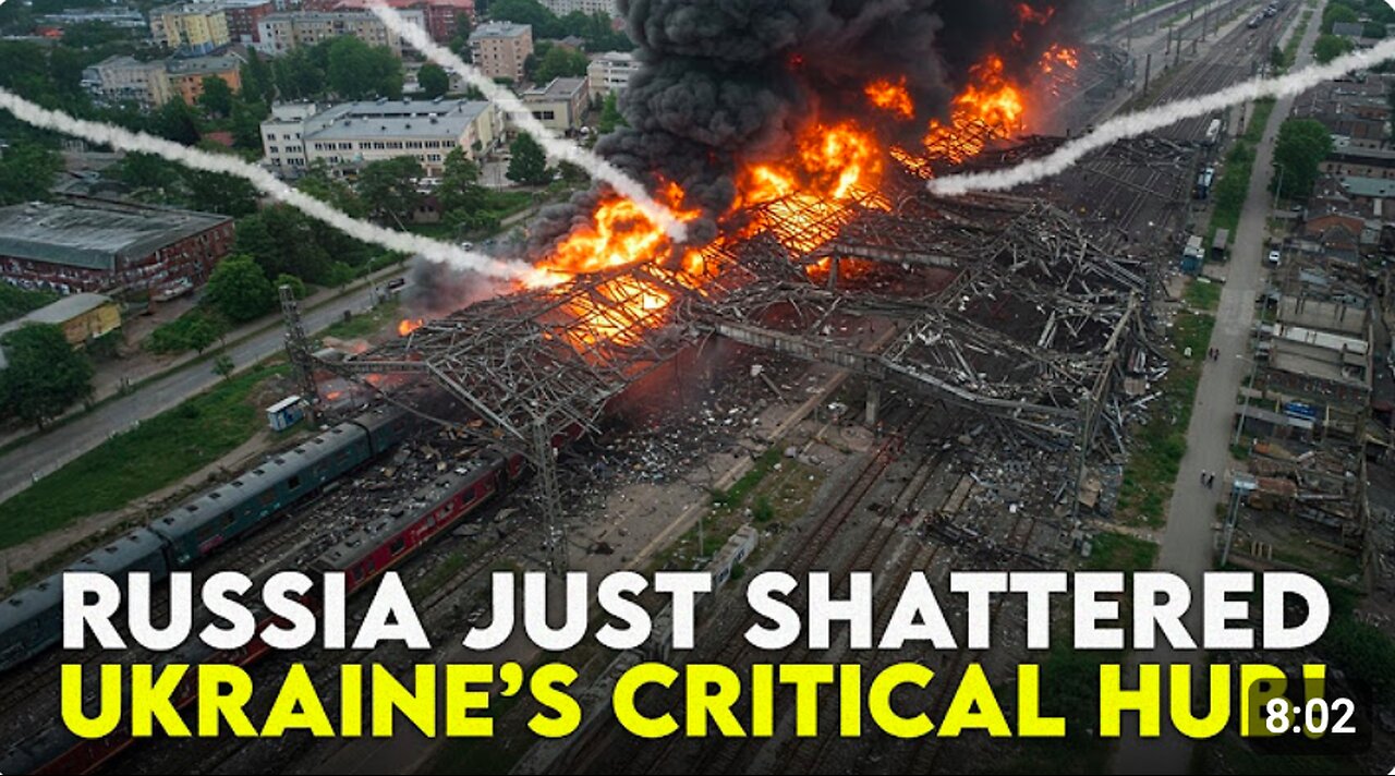 The Unreported Truth: Russian Missiles Crippled Ukrainian Railway Hub – Everything Changes!