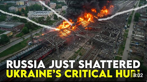 The Unreported Truth: Russian Missiles Crippled Ukrainian Railway Hub – Everything Changes!