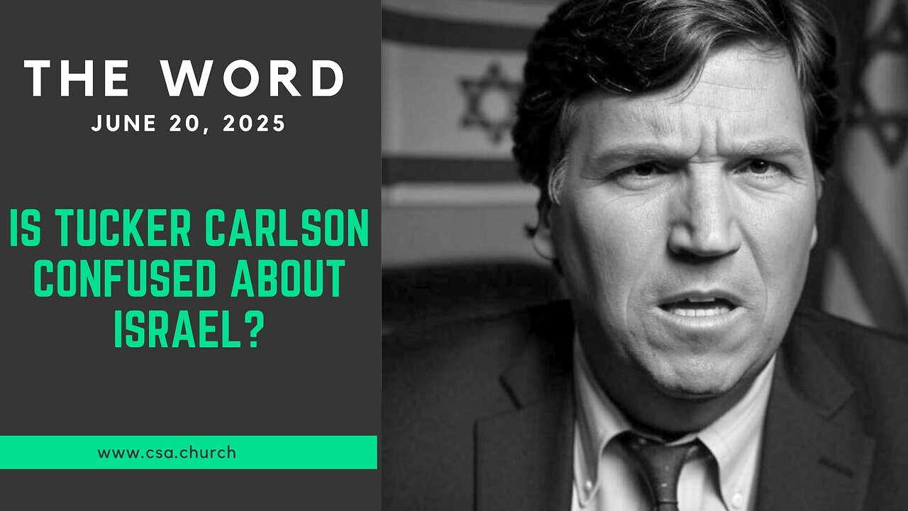 Is Tucker Carlson confused about Israel?
