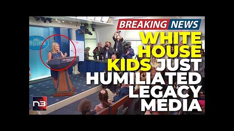 Breaking: Kids At White House Perfectly Mock Years Of Media Bias! Press Corps Stunned!