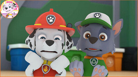 Rocky Meets a Ghost - PAW Patrol fan animation with Summer Camp Island audio