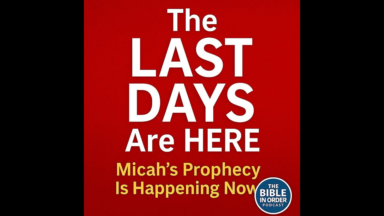 Micah 1-7 Explained: Cry for Justice and Mercy | 7/14/25