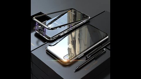 Newer Version Tempered Glass Magnetic Case That Can Survive a Drill