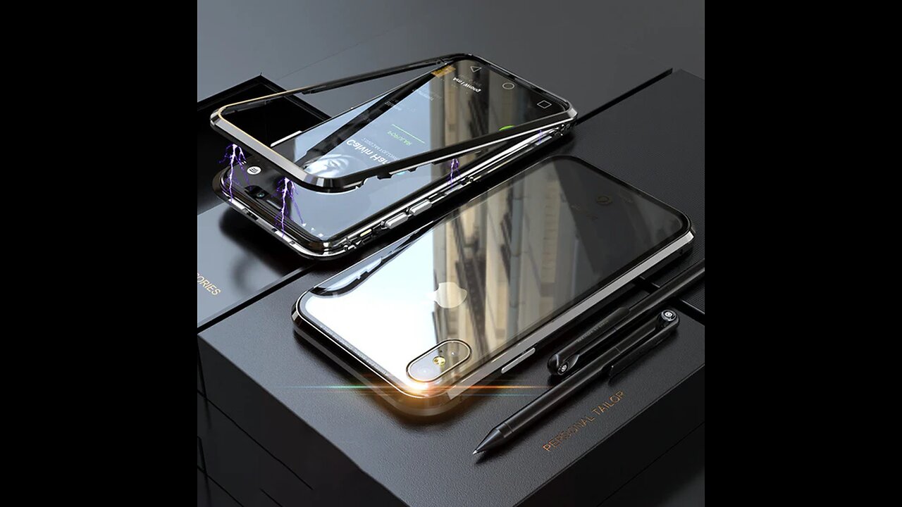 Newer Version Tempered Glass Magnetic Case That Can Survive a Drill