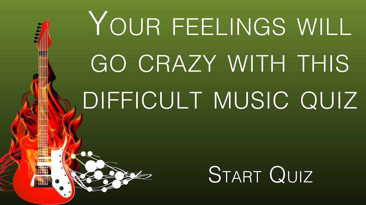 Difficult Music Quiz