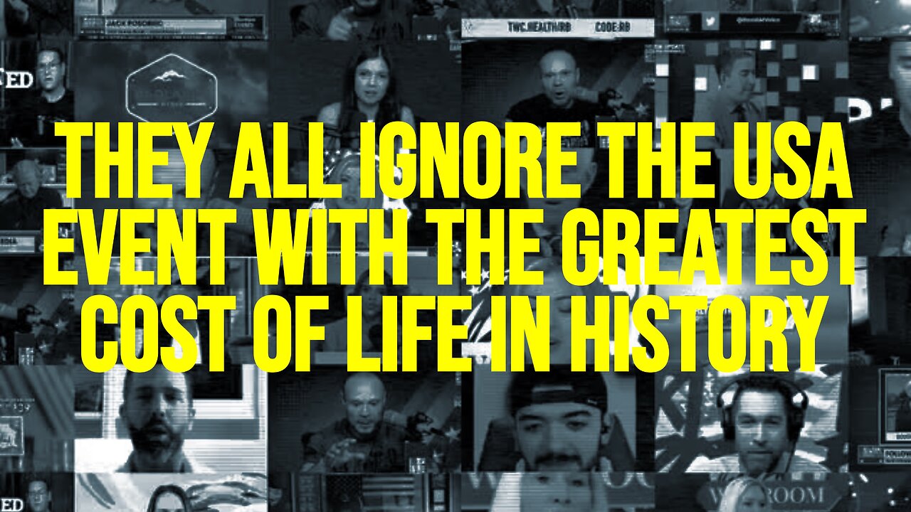 Greatest loss of life event in history of the United States still being ignored by independent media