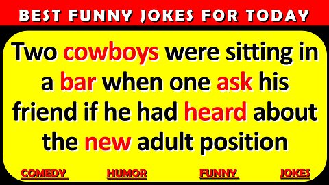 🤣 BEST JOKES OF THE DAY - Try not to laugh Challende