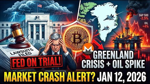 🔴 MARKET CRASH ALERT: Fed Sued & Greenland Crisis! (Jan 12, 2026) | EPK Capital