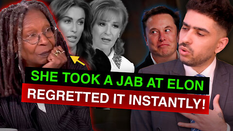 Whoopi Threw Jab at ELON - Got Epically OWNED by Damon!