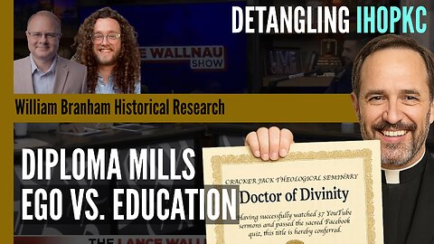 Christian Degree Mills: When Ego Replaces Education in the NAR - Jed Hartley - Detangling IHOPKC 341