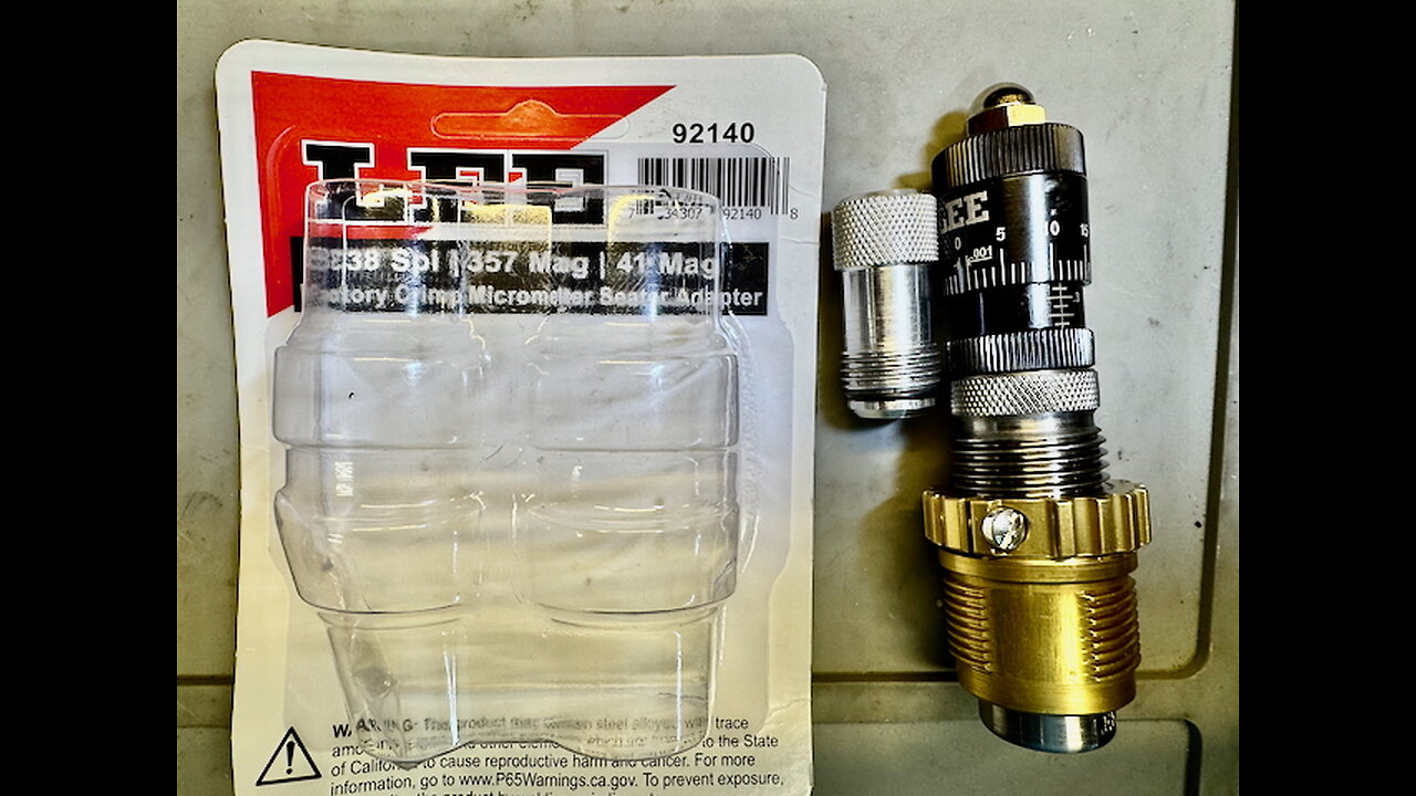 Looking at Lee's new Factory Crimp Micrometer Seater Adapter
