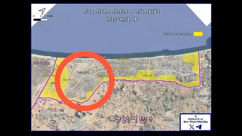 5/18/2025 to 6/9/2025 IDF progress in Gaza.