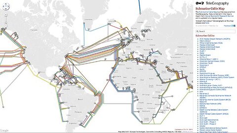 "Unveiling the Sea Cables Map: The Web of Underwater Internet Connections"