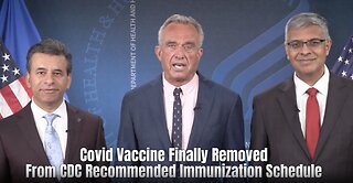 BREAKING:Covid Vaccine Finally REMOVEDFrom CDC Recommended Immunization Schedule