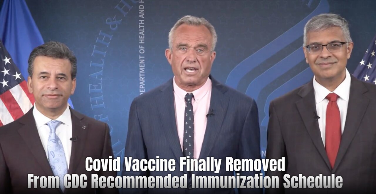 BREAKING:Covid Vaccine Finally REMOVEDFrom CDC Recommended Immunization Schedule