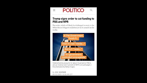 Trump cuts funding to NPR & PBS