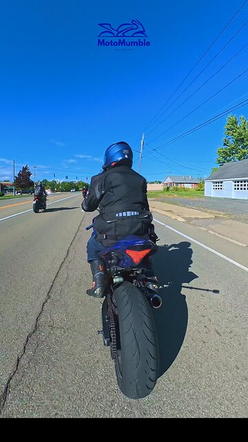 When you see another biker at the light