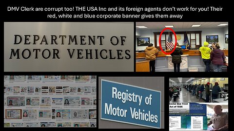 THE USA INC DMVJ's CLERK IS CORRUPT TOO. SEE HOW THEY ARE PLAYING ON YOUR IGNORANCE TO SPT THE NWO