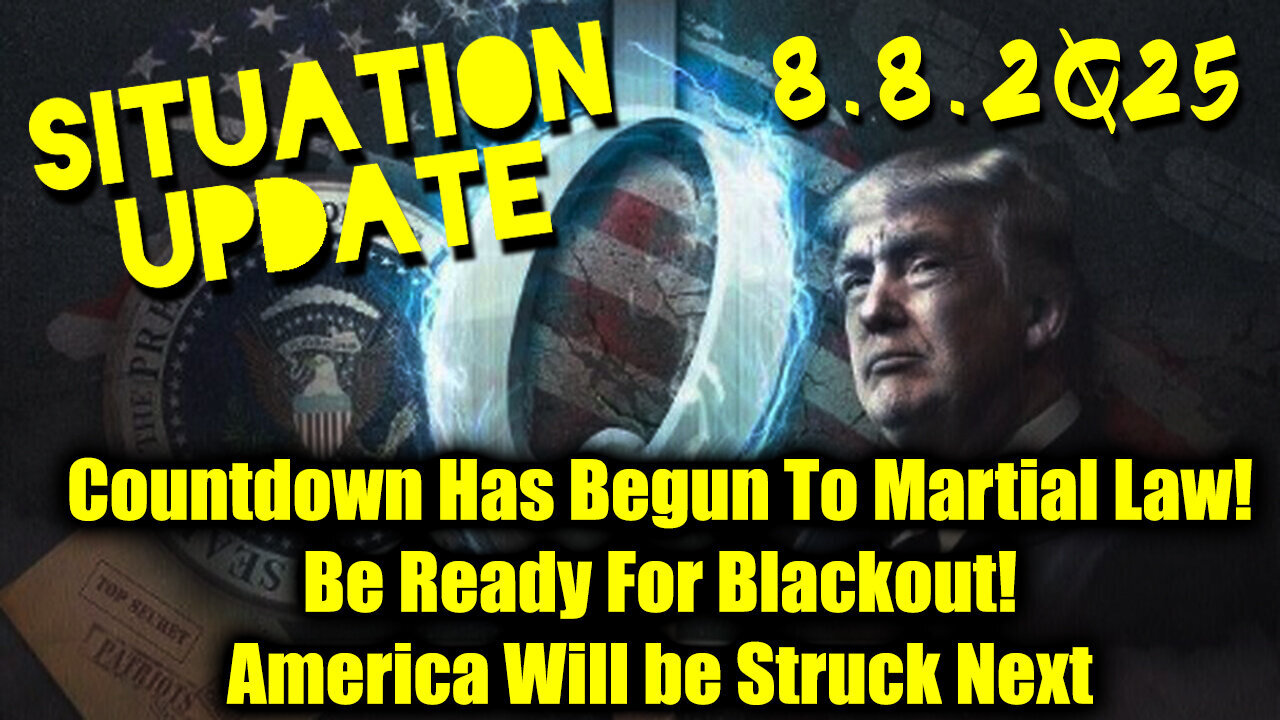 Siu Aug 8. Be Ready For Blackout! GESARA & Med Bed Worldwide Rollout