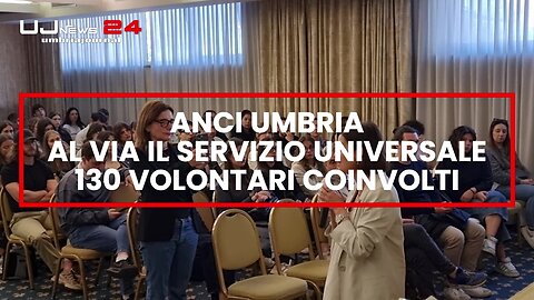 Anci Umbria, al via il Servizio Civile Universale: 130 volontari coinvolti