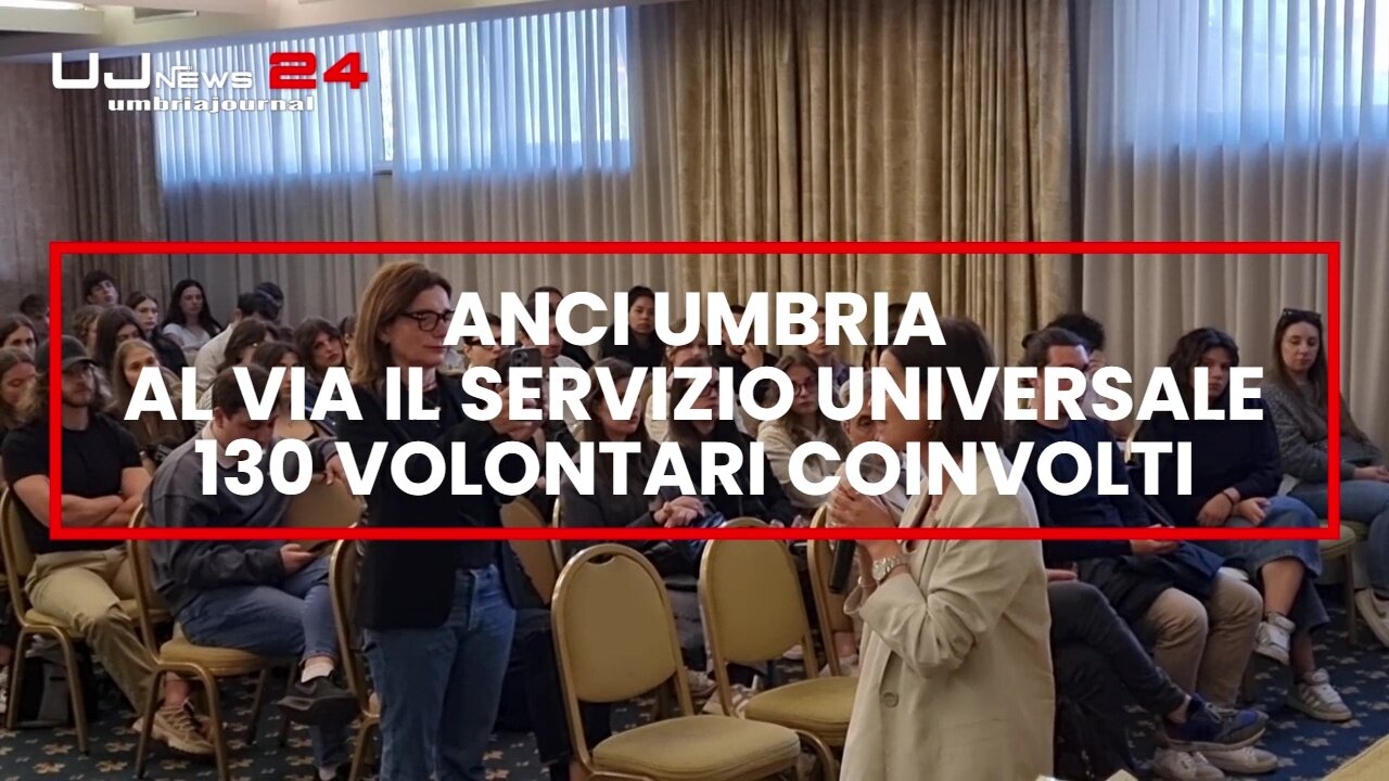 Anci Umbria, al via il Servizio Civile Universale: 130 volontari coinvolti