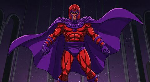 Magneto Unleashed: Epic Superhero Animation Scene!