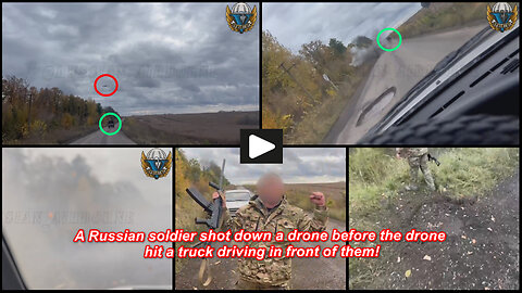 Sumy region: Russian soldiers in road chase after Ukrainian UAV