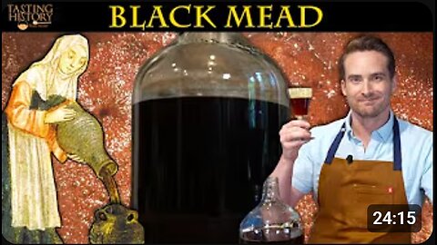 🍯 Making the Black Mead of Medieval France | Bochet Recipe & History 🏰
