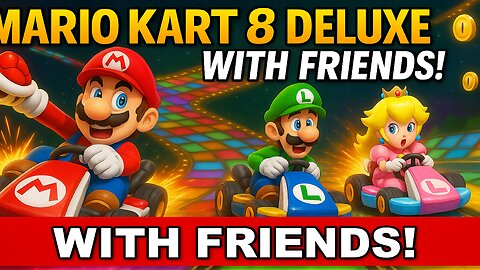 Mario Kart 8 Deluxe With Friends! | Saturday Fun & Epic Races 🚀🏁