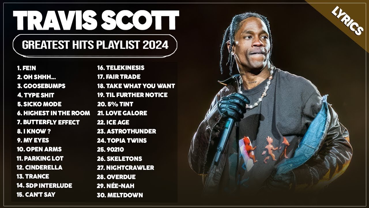 🔥 Travis Scott Songs Playlist 2025 – The Best of Travis Scott | Greatest Hits Full Album (Lyrics) 🎶