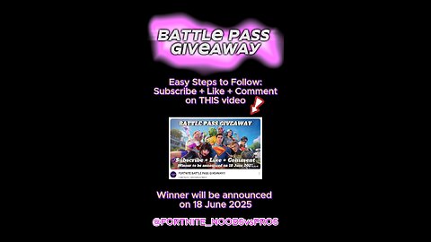 BATTLE PASS GIVEAWAY!!!