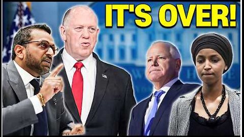 GAME OVER- Kash Patel & Tom Homan Deliver the FINAL STRIKE on Ilhan Omar & Tim Walz