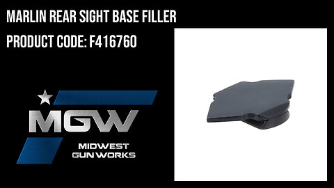 Marlin Rear Sight Base Filler - F416760