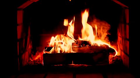 Hangatkan suasana malam dan pikiran tenang - ASMR FIRE 4K