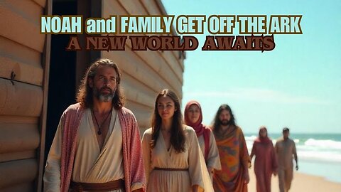 Noah and Family Leave The Ark