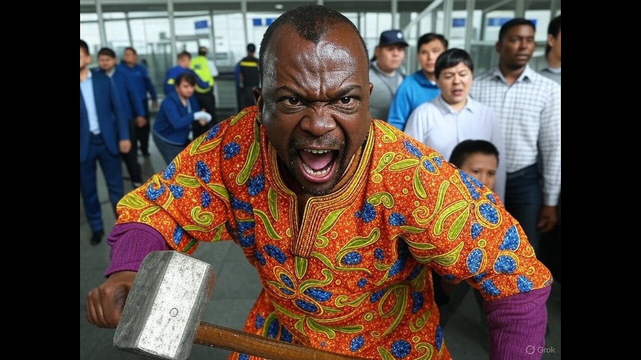 African Airport Anger